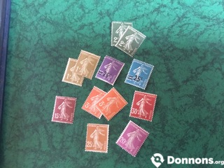 Semeuses..timbres neufs