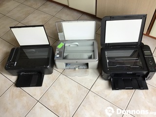 Imprimantes HP (F2492 et psc 1215 ) et Canon Pixma