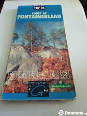 Carte forêt de Fontainebleau