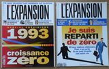 4 Magazines L'Expansion années 90'