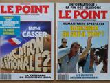 6 Magazines Le Point 90's