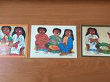 Lot 3 cartes postales ethniques