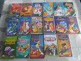 Cassettes VHS dessins animés DISNEY