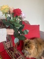 Bouquet rose artificiel